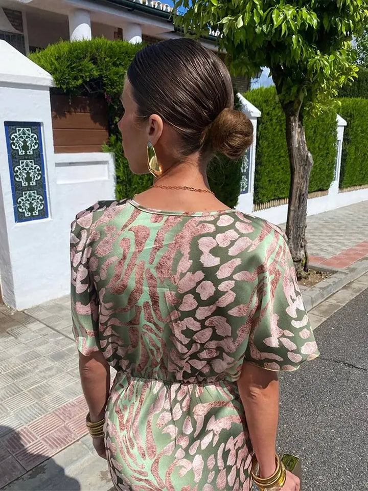 Emmeline™  - COPPER MIDI DRESS