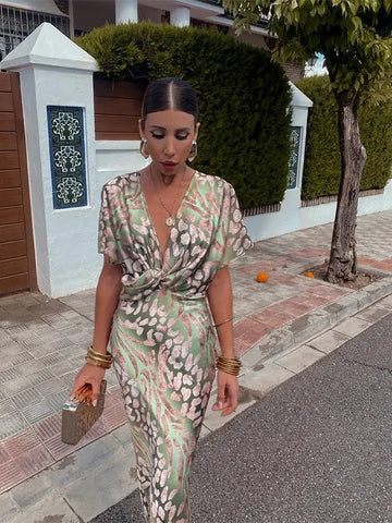 Emmeline™  - COPPER MIDI DRESS