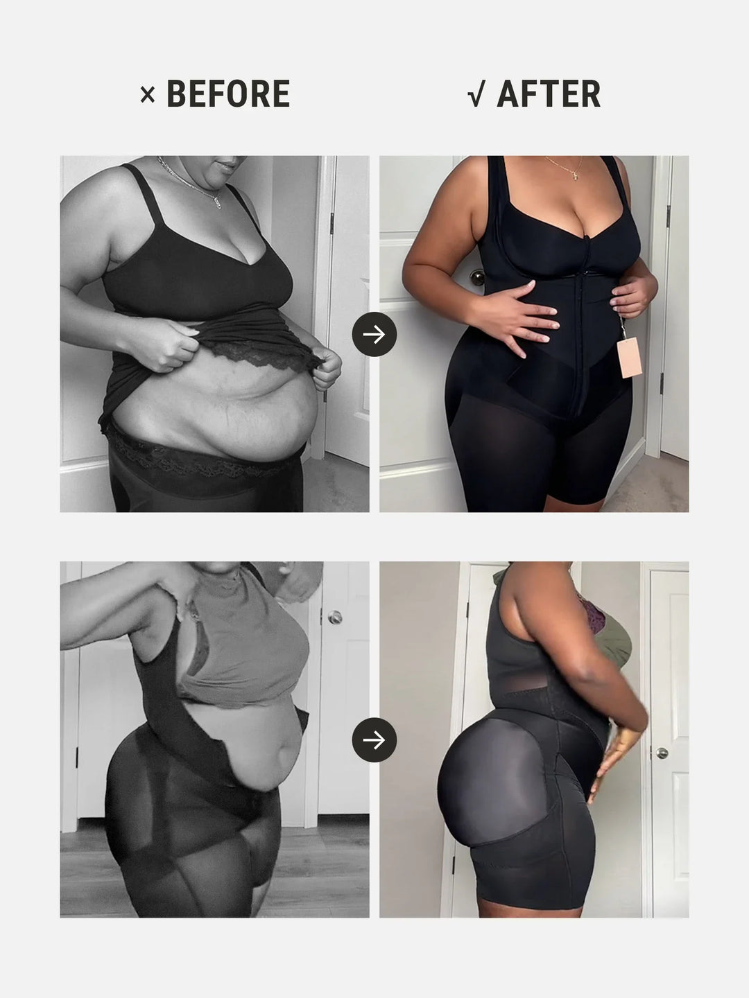 Velora - V-Shaped Tummy Control Butt Lift Bodysuit