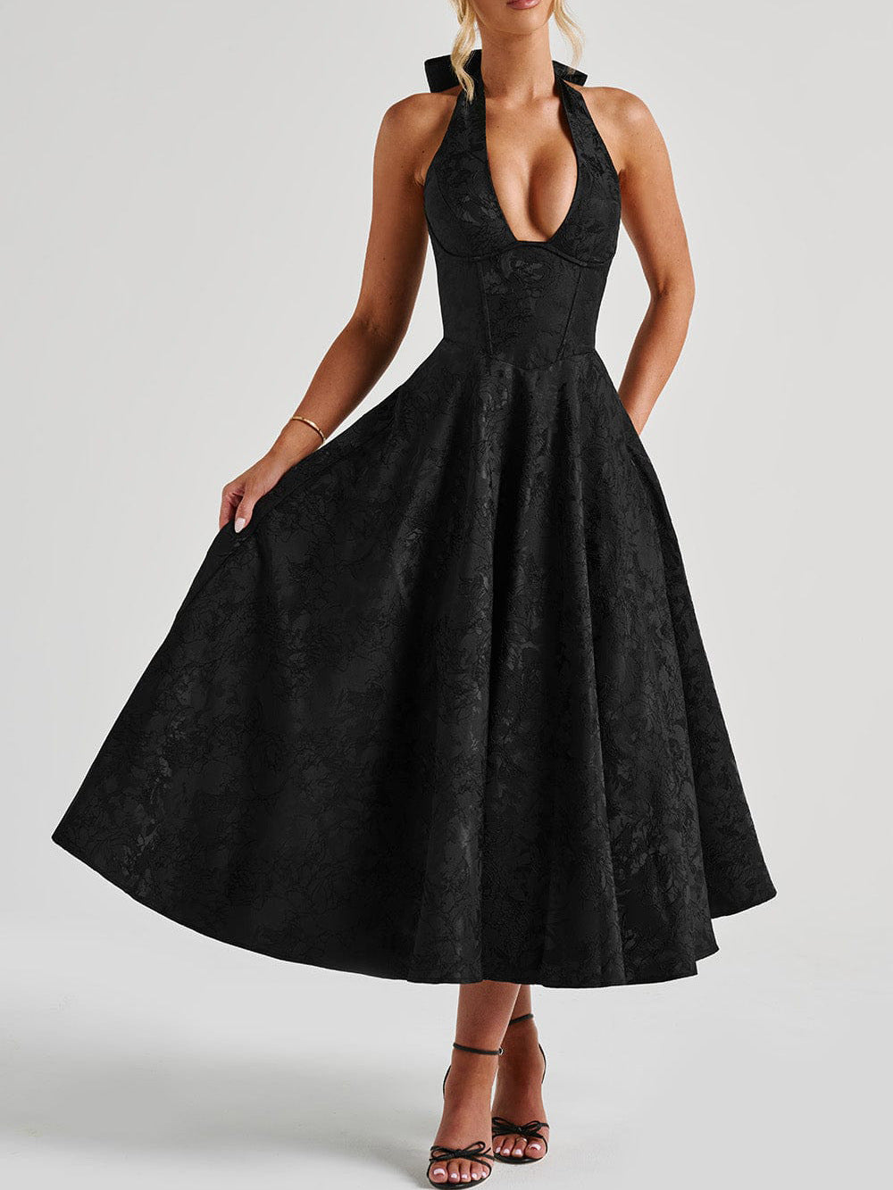 Maya™ - Elegant Midi Dress