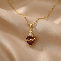 Heart Peace | Gold-Plated Faith Necklace