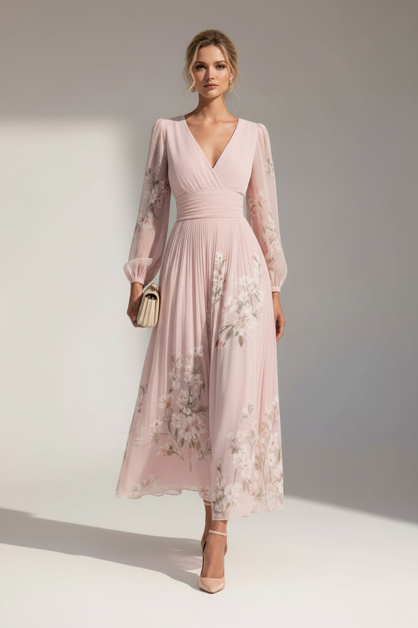 Geneviève™ - Floral Midi Dress
