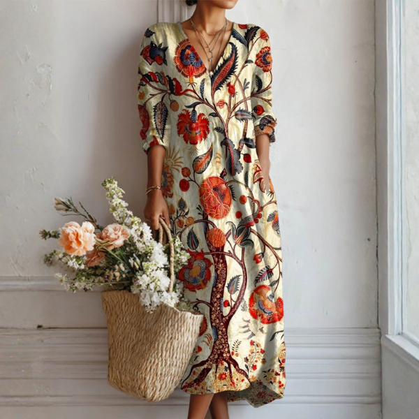 Lisanna™ - Boho Floral Dress