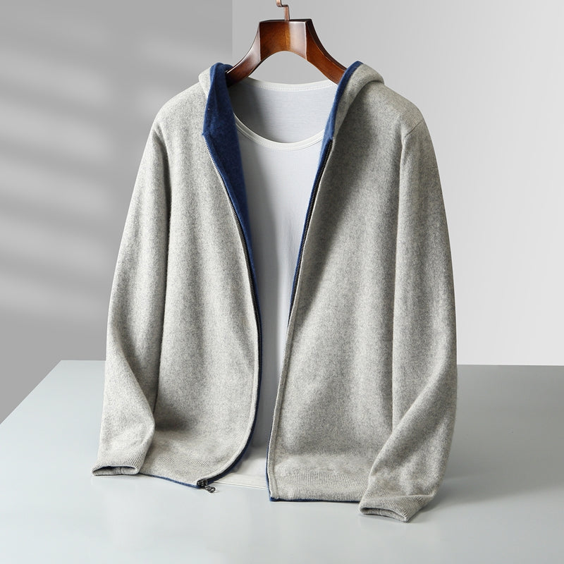 Claire - Reversible Cashmere Hoodie
