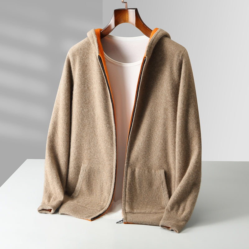 Claire - Reversible Cashmere Hoodie