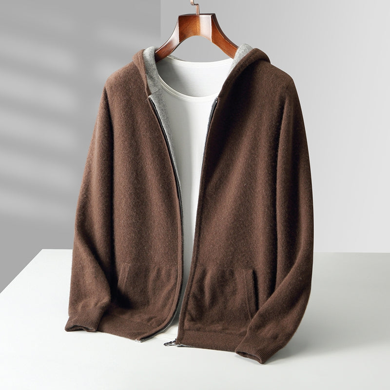 Claire - Reversible Cashmere Hoodie