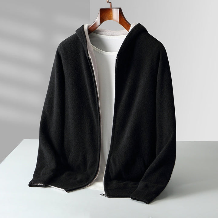 Claire - Reversible Cashmere Hoodie
