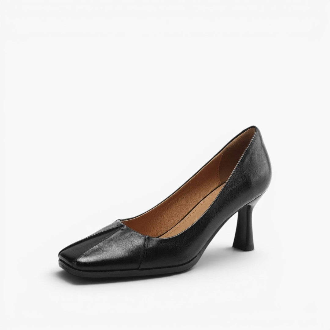 Carolyn pumps worn with tailored separates