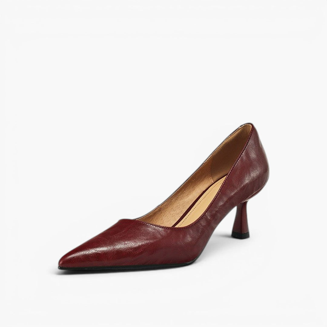 Bernice pumps, detail of sculpted heel