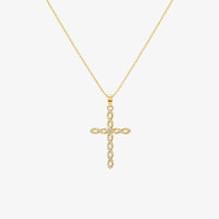 Divina™ -Twisted Cross Pendant Necklace