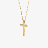 Éternelle™ - Custom Engraved Cross Pendant Necklace