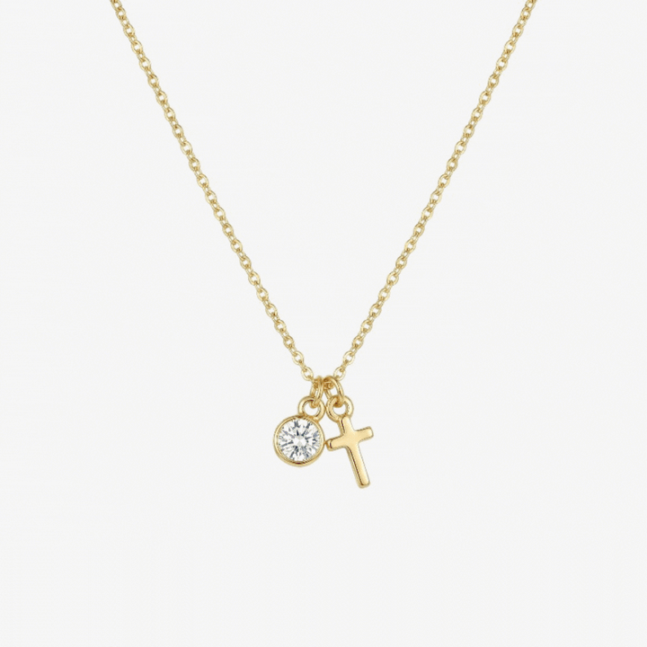 Serafina™ - Birthstone Cross Necklace