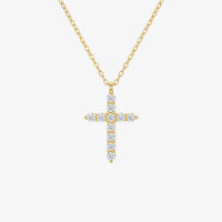 Gloria™ - Elegant Crystal Cross Pendant Necklace