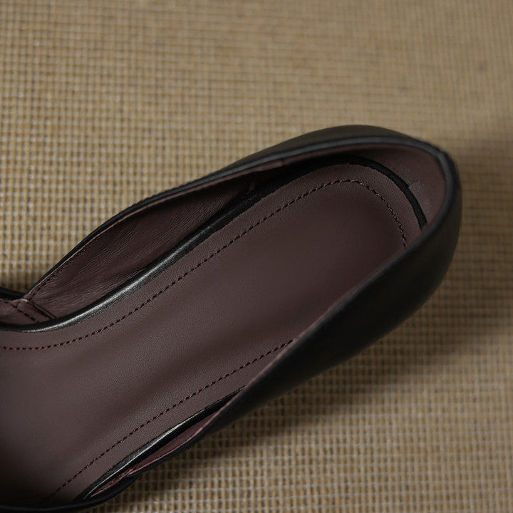 Rosanne | Woven Leather Pointed Heels