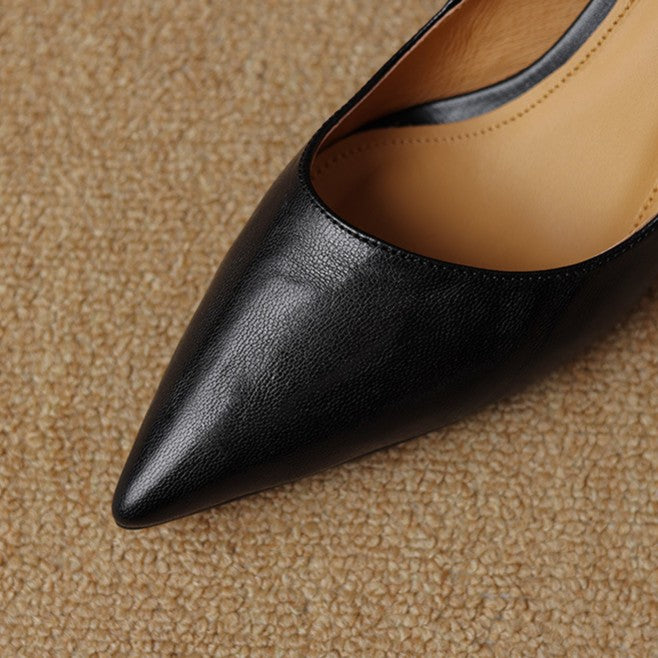 Paloma | Pointed Lambskin Slim-Heel Pumps