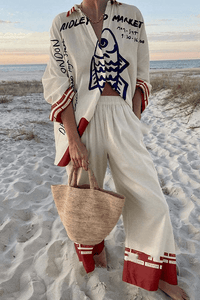 Élanora™ - Printed Fit Two-Piece Summer Ensemble