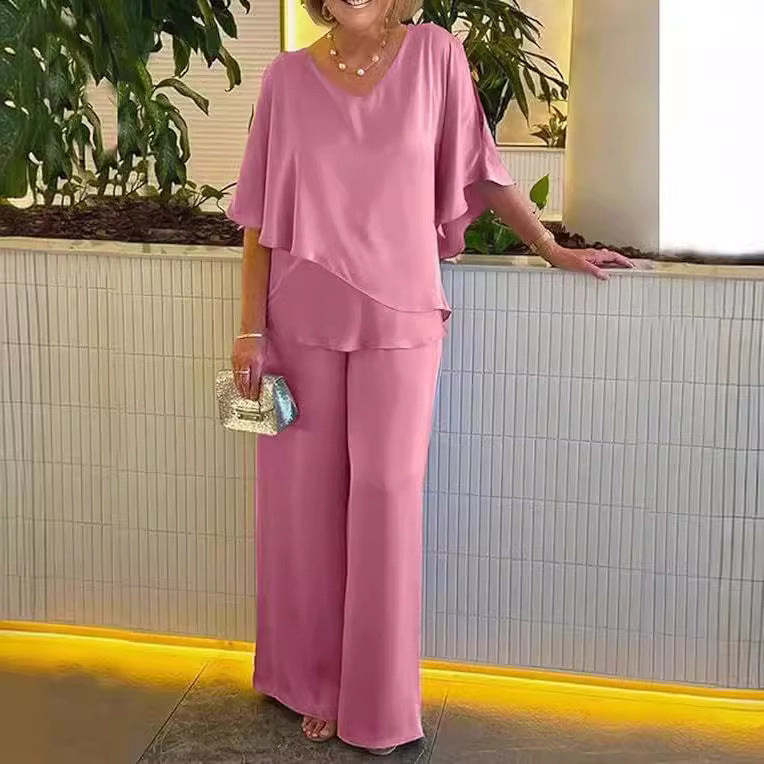 Montclair™ - Wide-Leg Two-Piece Set