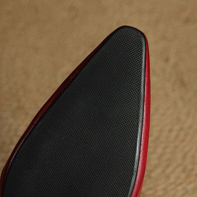 Pauline | Cross-Strap Leather Slingback Heels