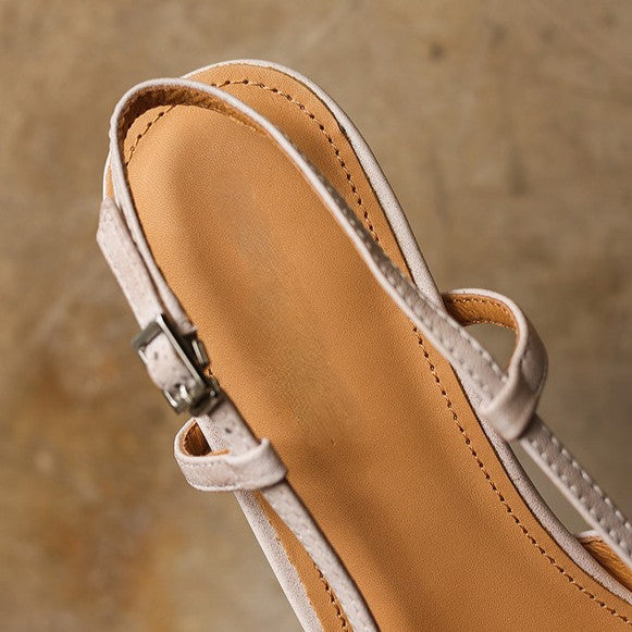 Delphine | Leather Slingback Pumps