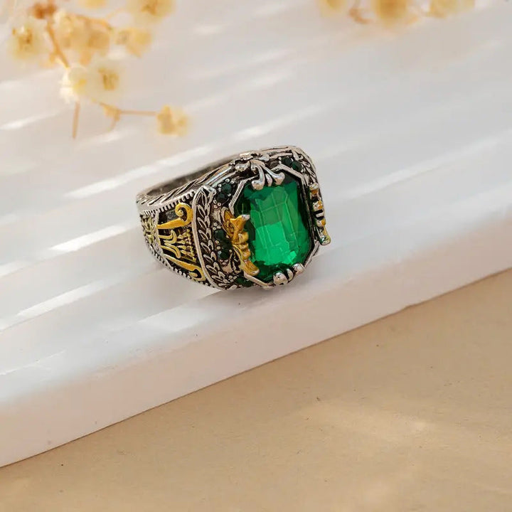 Klara™ - Emerin Mixed Gold Ring