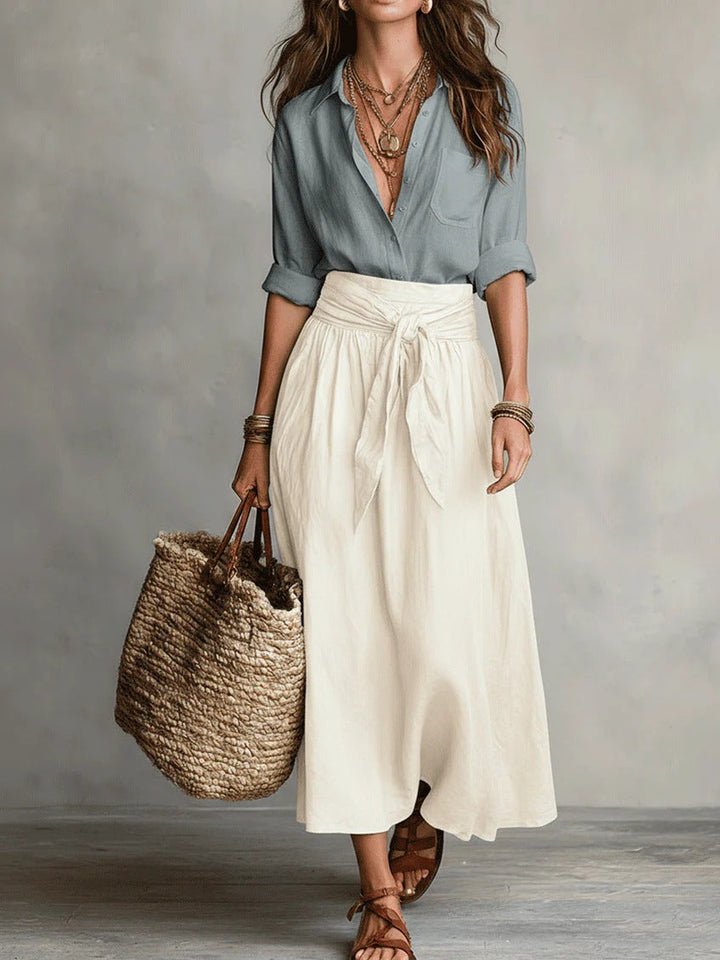Sonia™ - Midi Set with Tie-Waist Detail