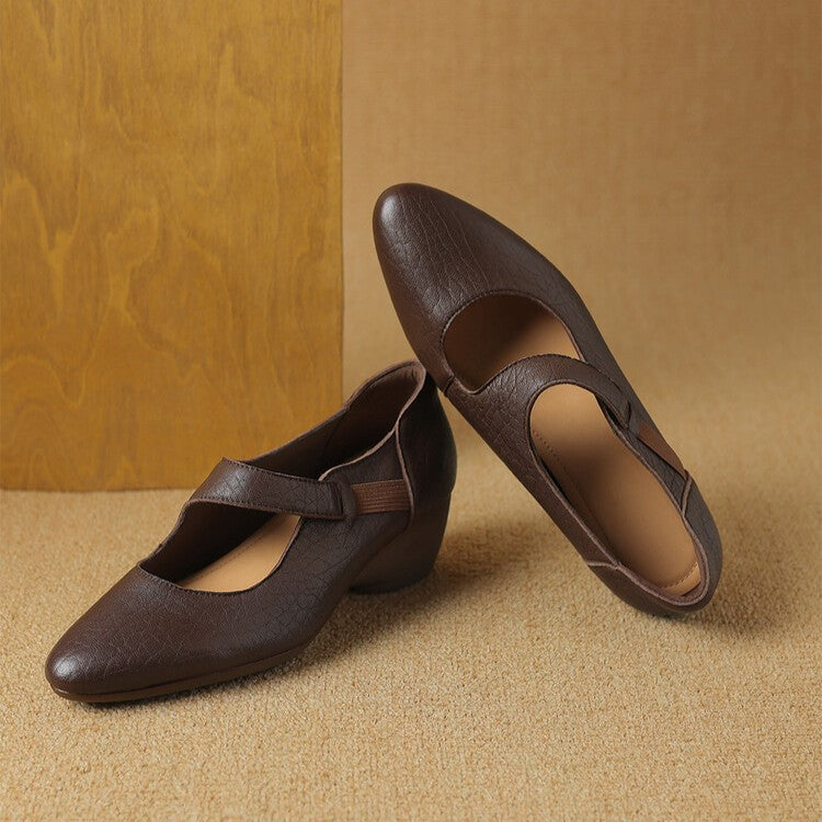 Soft Champagne Suzanne wedges styled for work