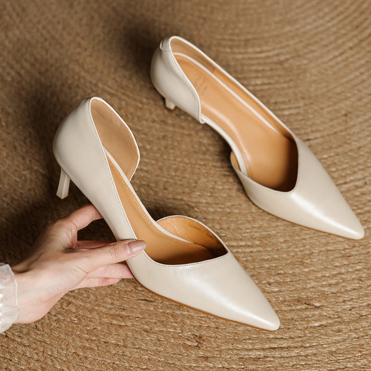 Deep Bordeaux Maxine pumps photographed from above