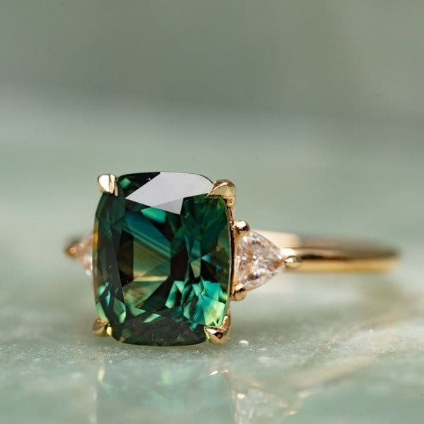 Jolie™ - Anello Retrò con Pietra Verde