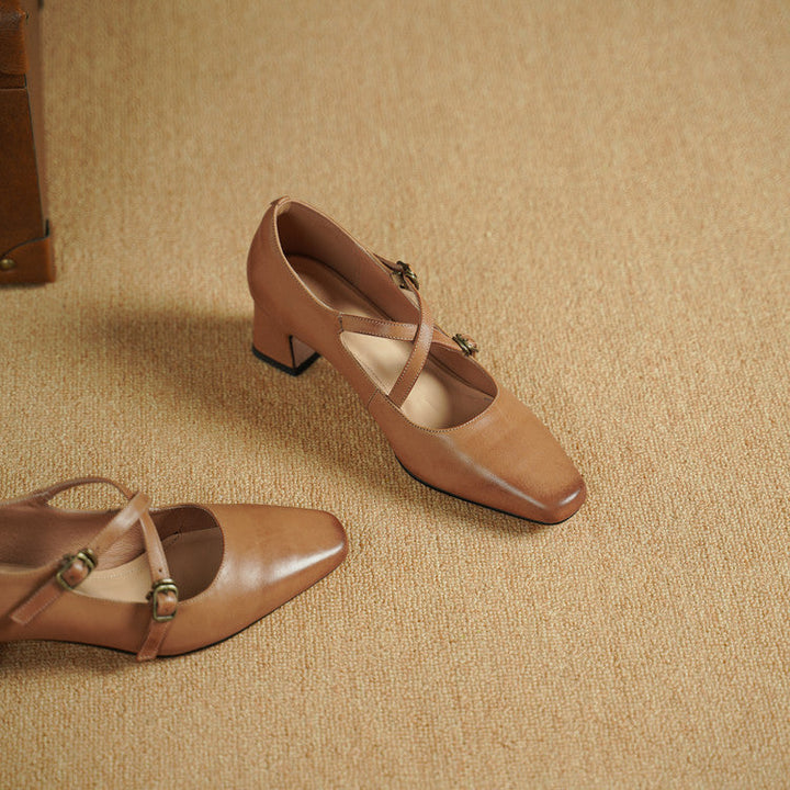 Deborah heels, cushioned insole detail