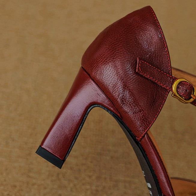 Charlene heels, cushioned leather insole detail