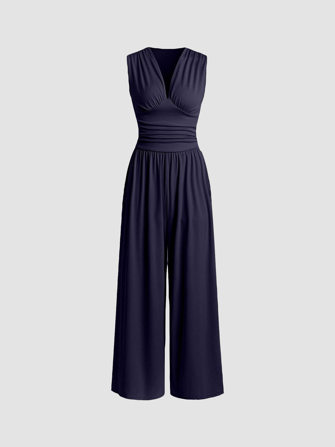 Estelle™ – Chic Sleeveless Wide-Leg Jumpsuit