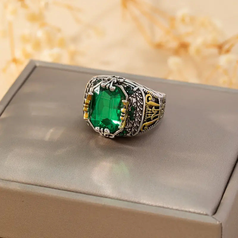 Klara™ - Emerin Mixed Gold Ring
