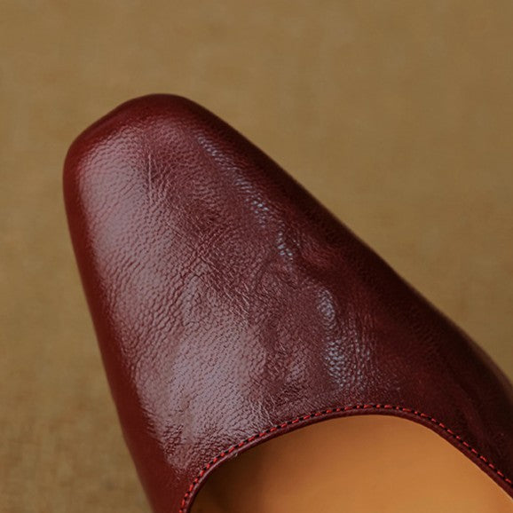 Charlene heels, detail of d'Orsay cut and ankle strap