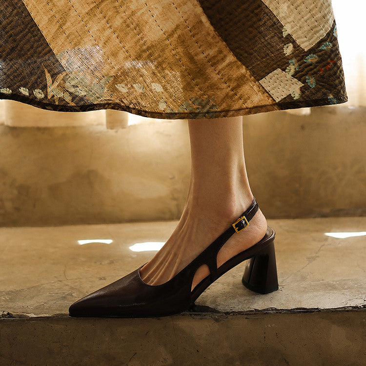 Noir Black Arlene heels photographed from above