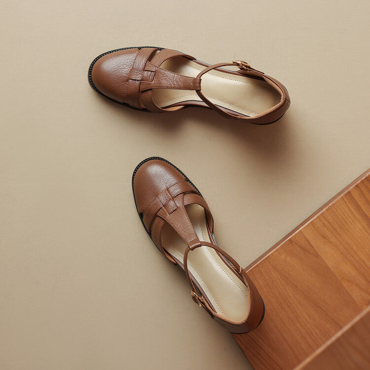 Geraldine heels, detail of T-bar strap