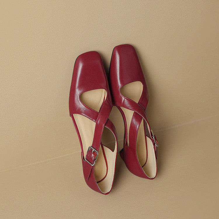Ramona heels, detail of d'Orsay cutaway