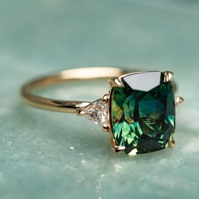 Jolie™ - Anello Retrò con Pietra Verde