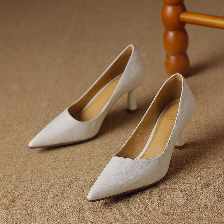 Paloma | Pointed Lambskin Slim-Heel Pumps
