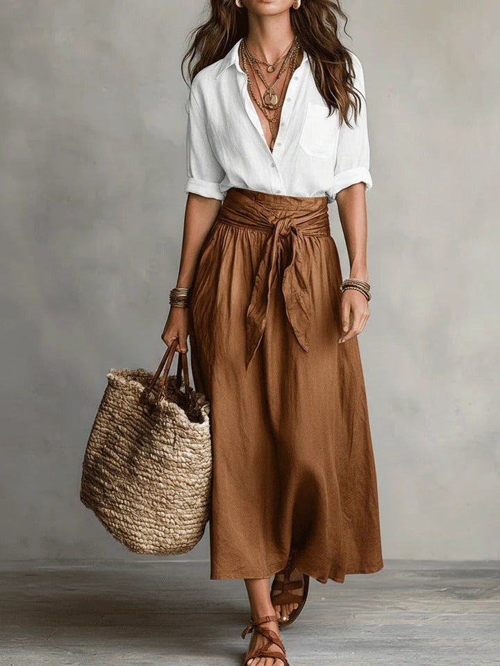 Sonia™ - Midi Set with Tie-Waist Detail