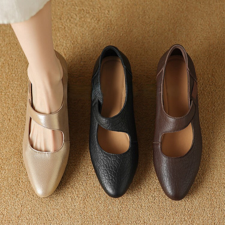 Suzanne wedges, leather-covered cushioned insole detail