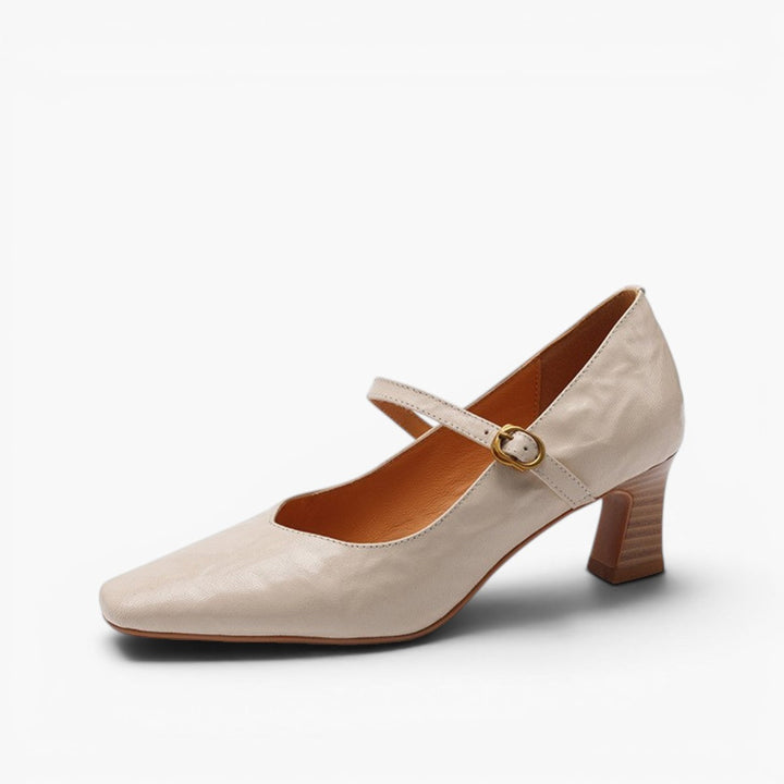 Patrice pumps, front view in Wine Red