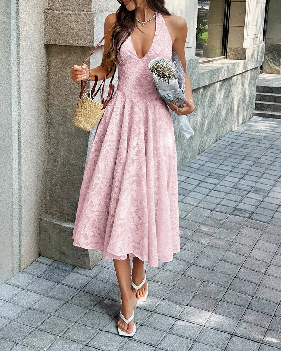 Jimena™ - Pleated Line Dress