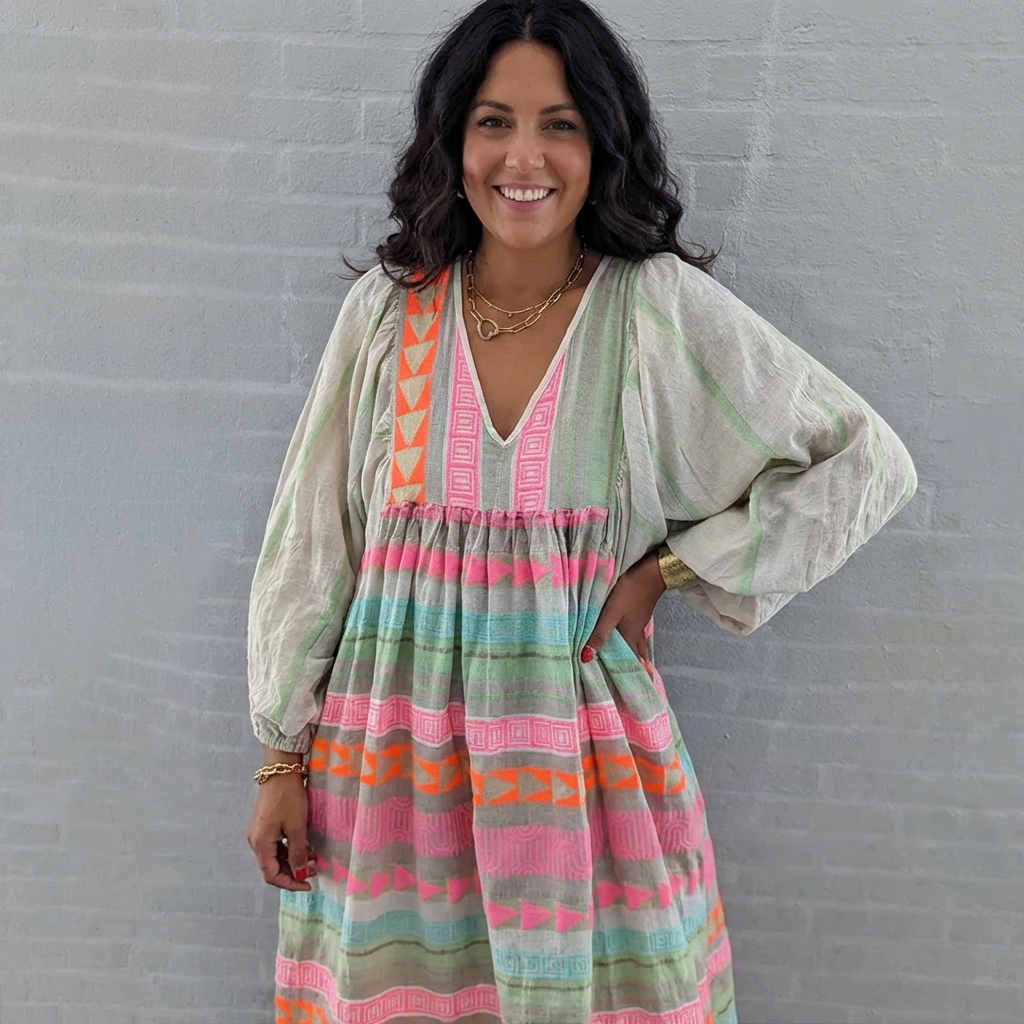 Naomi - Cozy Bohemian Dress