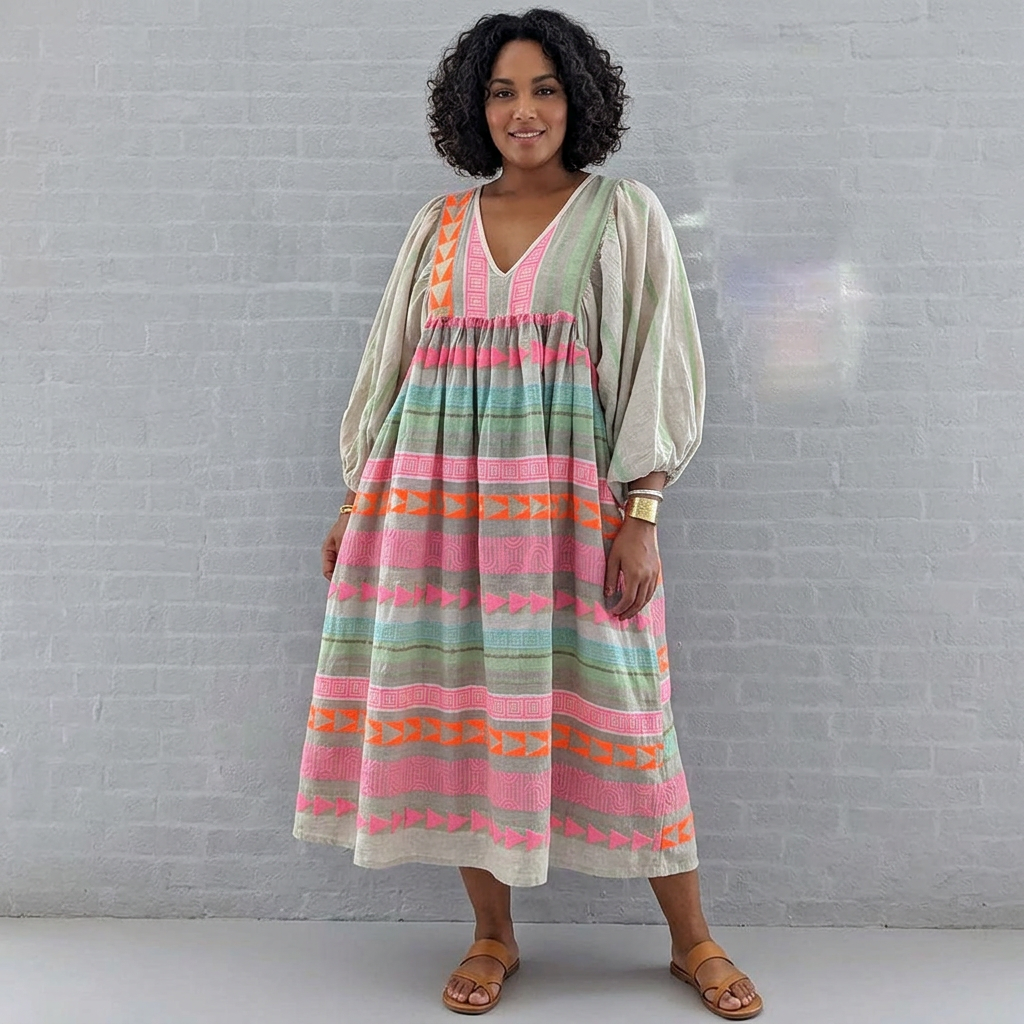 Naomi - Cozy Bohemian Dress