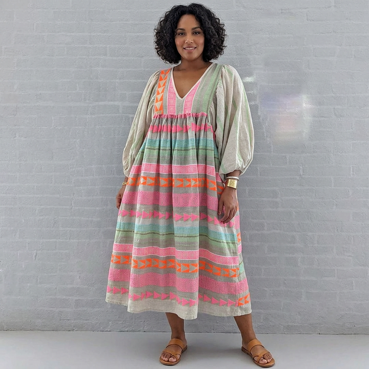 Naomi - Cozy Bohemian Dress