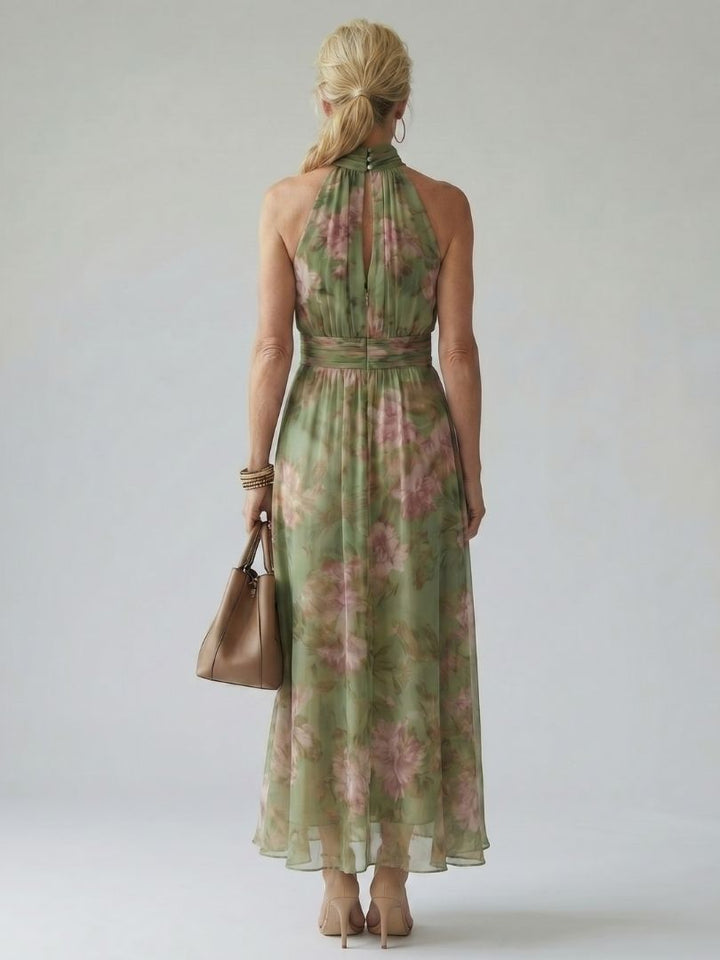 Manuela™ - Halter Neck Midi Dress