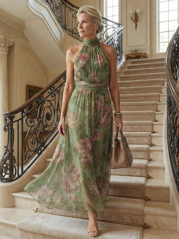 Manuela™ - Halter Neck Midi Dress
