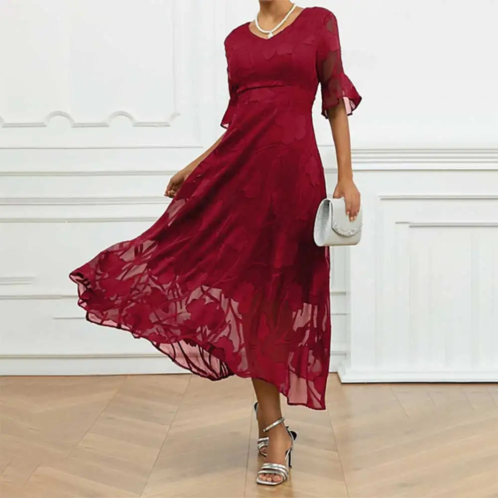 Solvei™ - Floral Pattern Dress