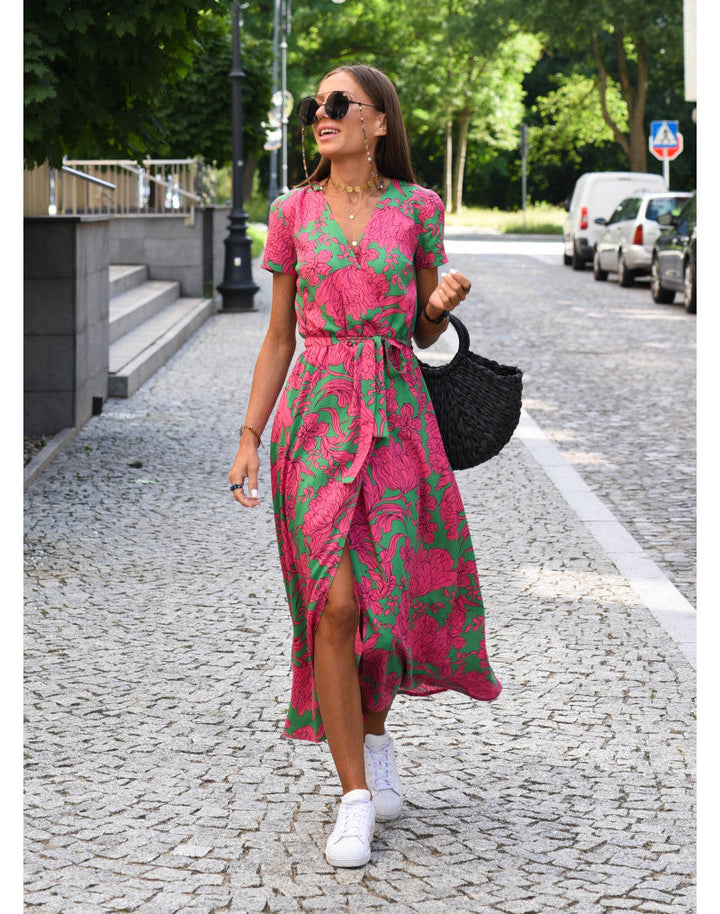 Flora™ | Elegant Wrap Dress