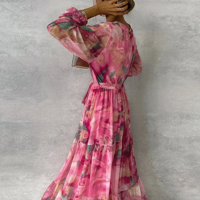 Camelía™ - Floral Maxi Dress